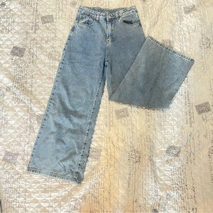 Blue Wide-Leg Jeans from SHEIN